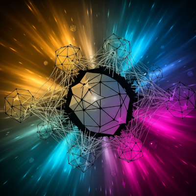 Algorithms and Education Abstract Image of Data Structures